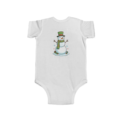 Adorable Snowman Infant Bodysuit - Christmas Gift, Baby Shower, Holiday Outfit, Cute Baby Clothes, Toddler Apparel