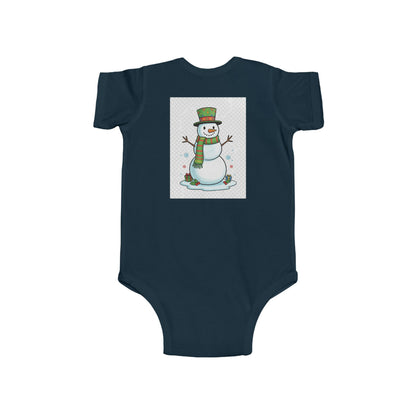 Adorable Snowman Infant Bodysuit - Christmas Gift, Baby Shower, Holiday Outfit, Cute Baby Clothes, Toddler Apparel