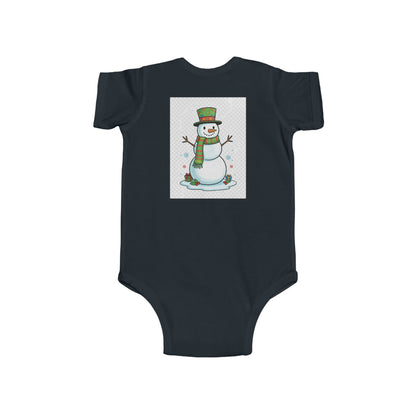Adorable Snowman Infant Bodysuit - Christmas Gift, Baby Shower, Holiday Outfit, Cute Baby Clothes, Toddler Apparel