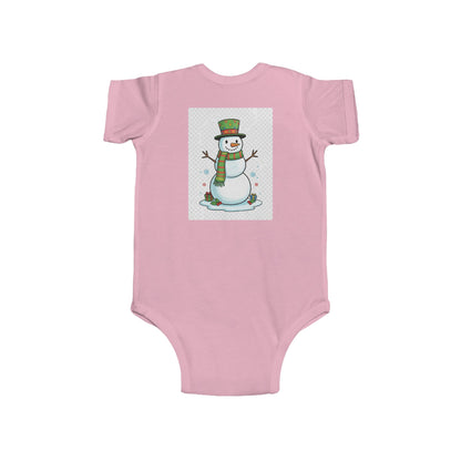 Adorable Snowman Infant Bodysuit - Christmas Gift, Baby Shower, Holiday Outfit, Cute Baby Clothes, Toddler Apparel