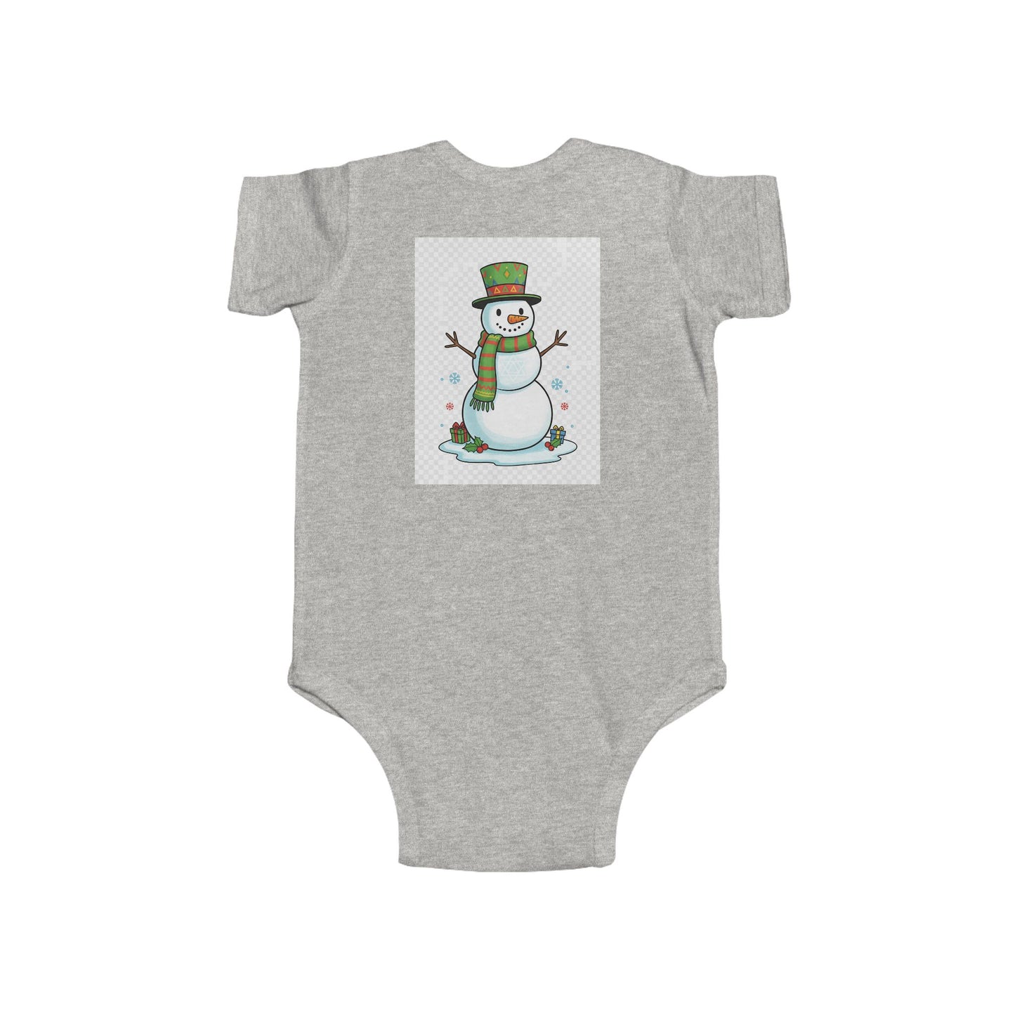 Adorable Snowman Infant Bodysuit - Christmas Gift, Baby Shower, Holiday Outfit, Cute Baby Clothes, Toddler Apparel