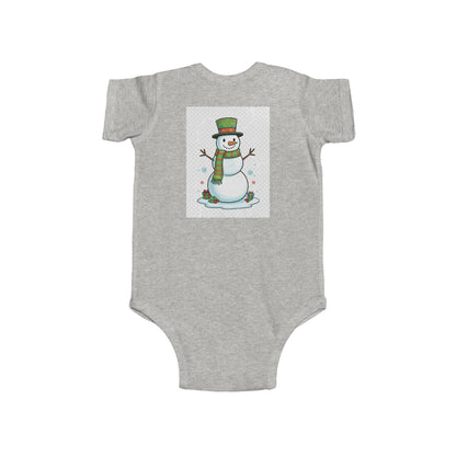 Adorable Snowman Infant Bodysuit - Christmas Gift, Baby Shower, Holiday Outfit, Cute Baby Clothes, Toddler Apparel