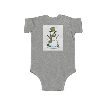 Adorable Snowman Infant Bodysuit - Christmas Gift, Baby Shower, Holiday Outfit, Cute Baby Clothes, Toddler Apparel