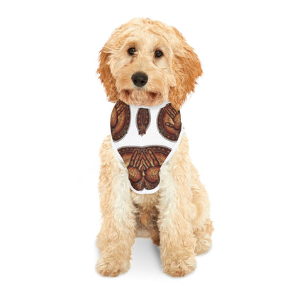 Geometric Native Art Pet Hoodie, Sacred Geometry Dog Sweater, Tribal Aztec Animal Pullover, Boho Puppy Jumper, Ethno Canine Sweatshirt