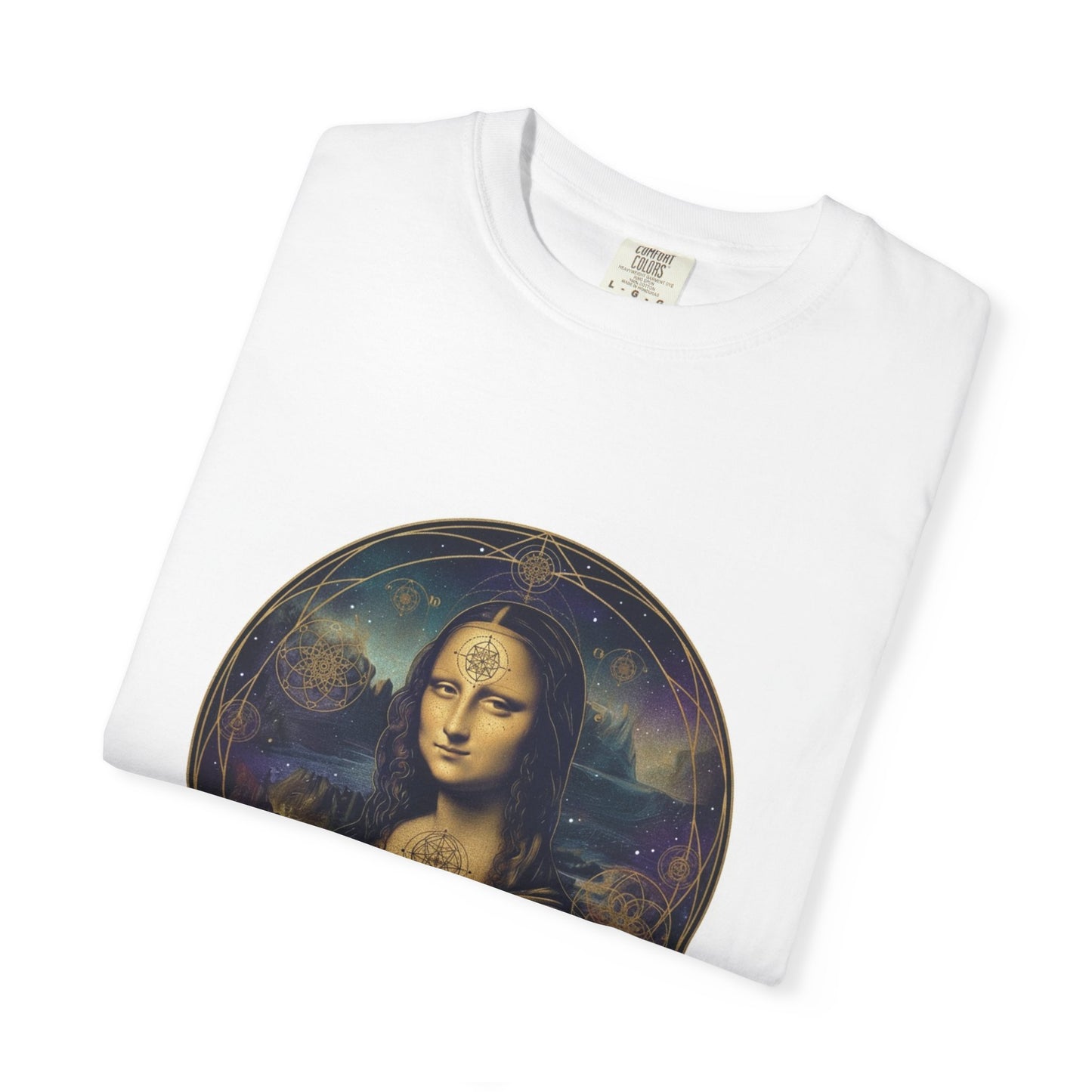 Mona Lisa Sacred Wisdom T-Shirt | Renaissance Portrait Tee