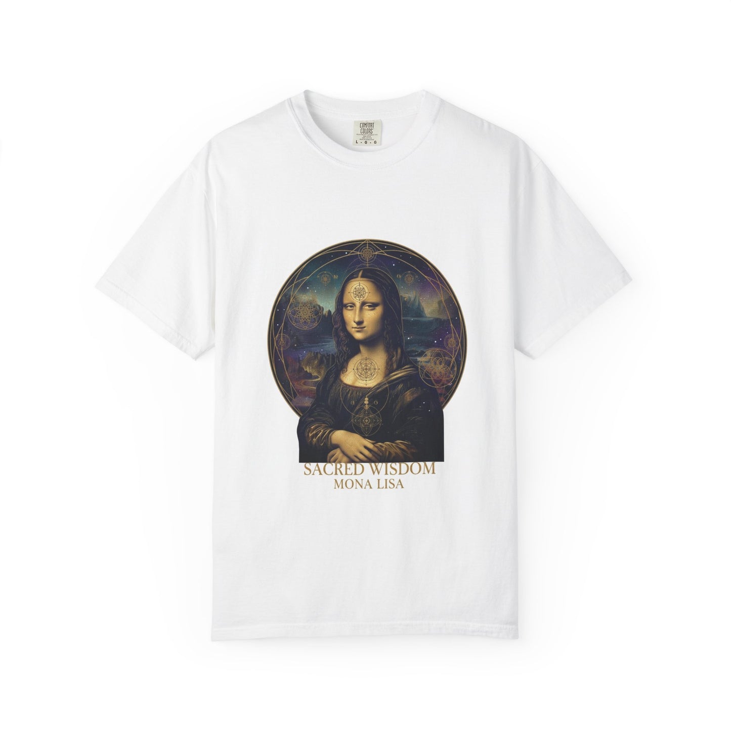 Mona Lisa Sacred Wisdom T-Shirt | Renaissance Portrait Tee