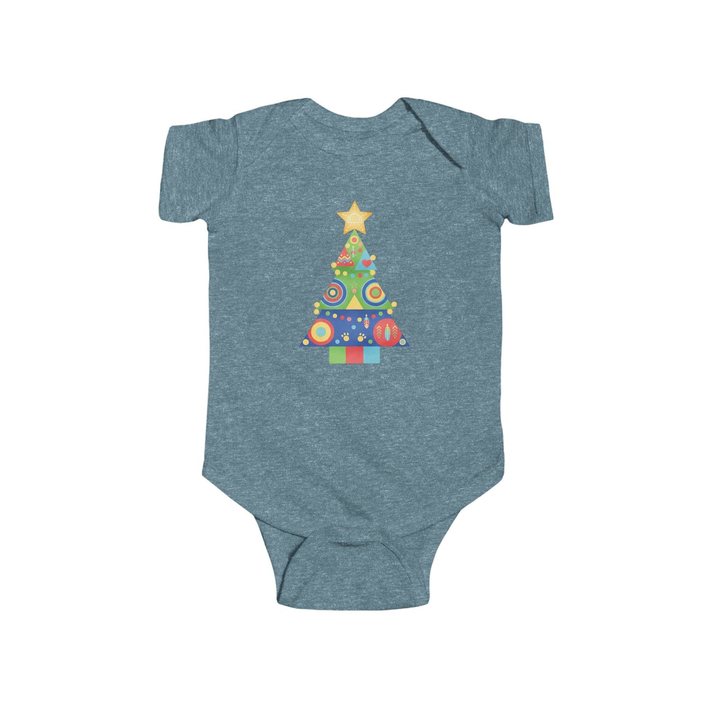Christmas Tree Infant Bodysuit, Festive Baby Outfit, Holiday Gift, Newborn Apparel, Cute Christmas Clothing, Infant Xmas Onesie