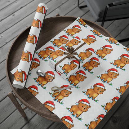 Whimsical Holiday Wrapping Papers for Gifts, Festive Gift Wrap, Cute Christmas Wrap, Reusable Gift Wrap, Custom Holiday Designs