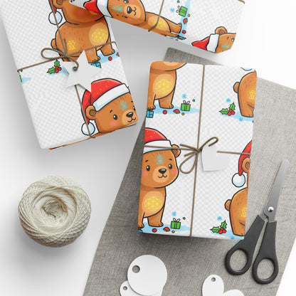 Whimsical Holiday Wrapping Papers for Gifts, Festive Gift Wrap, Cute Christmas Wrap, Reusable Gift Wrap, Custom Holiday Designs