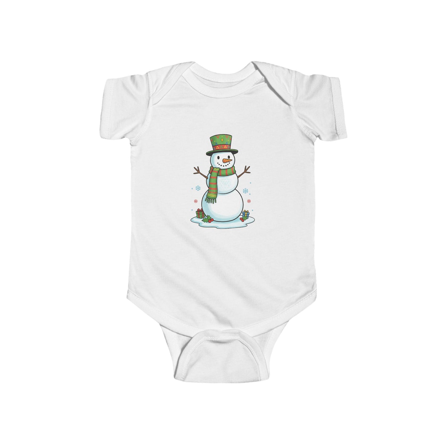 Adorable Snowman Infant Bodysuit - Christmas Gift, Baby Shower, Holiday Outfit, Cute Baby Clothes, Toddler Apparel