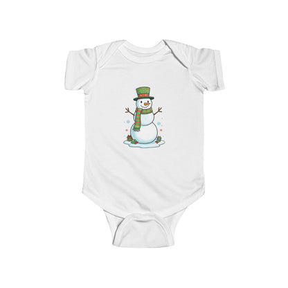 Adorable Snowman Infant Bodysuit - Christmas Gift, Baby Shower, Holiday Outfit, Cute Baby Clothes, Toddler Apparel