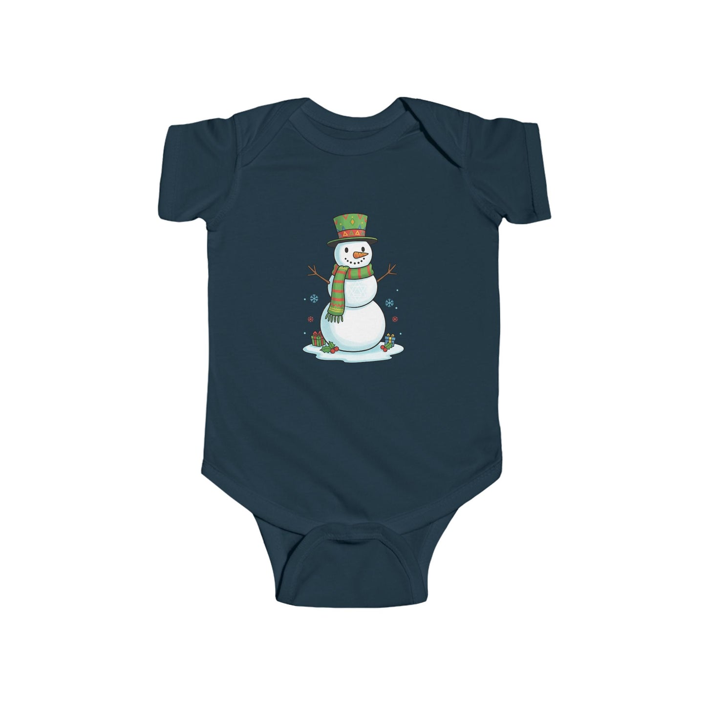 Adorable Snowman Infant Bodysuit - Christmas Gift, Baby Shower, Holiday Outfit, Cute Baby Clothes, Toddler Apparel