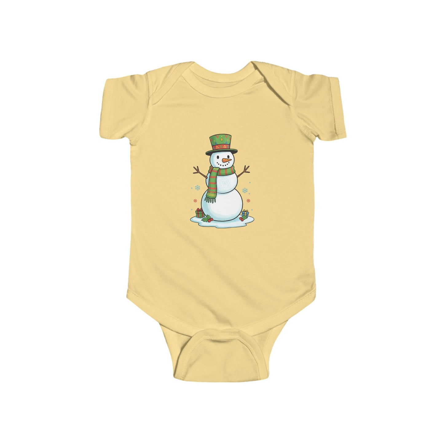 Adorable Snowman Infant Bodysuit - Christmas Gift, Baby Shower, Holiday Outfit, Cute Baby Clothes, Toddler Apparel