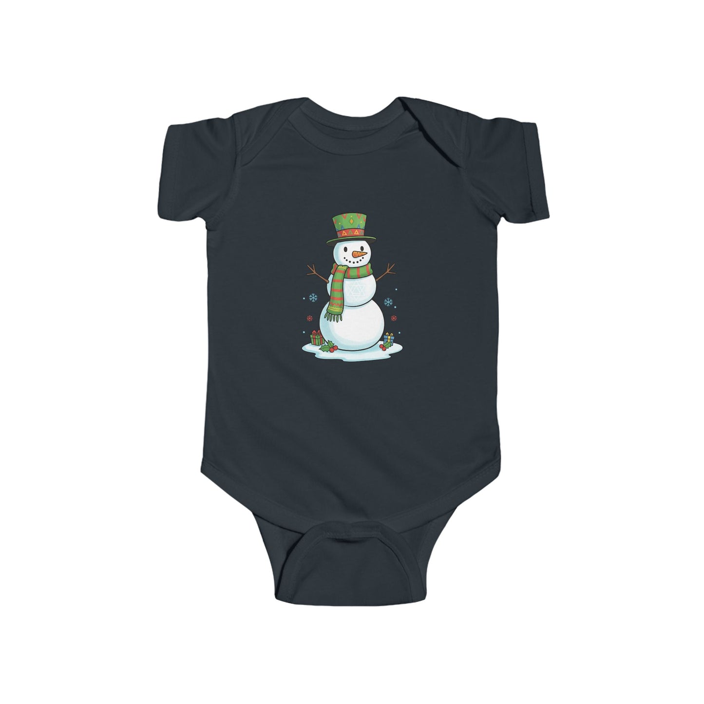 Adorable Snowman Infant Bodysuit - Christmas Gift, Baby Shower, Holiday Outfit, Cute Baby Clothes, Toddler Apparel