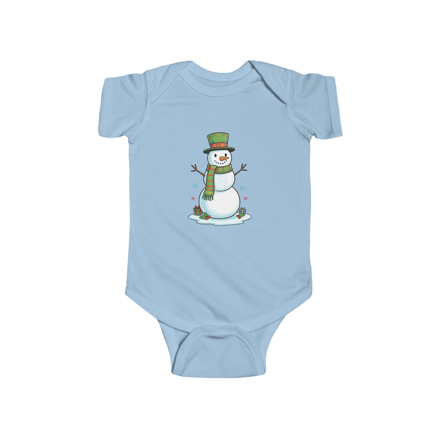 Adorable Snowman Infant Bodysuit - Christmas Gift, Baby Shower, Holiday Outfit, Cute Baby Clothes, Toddler Apparel