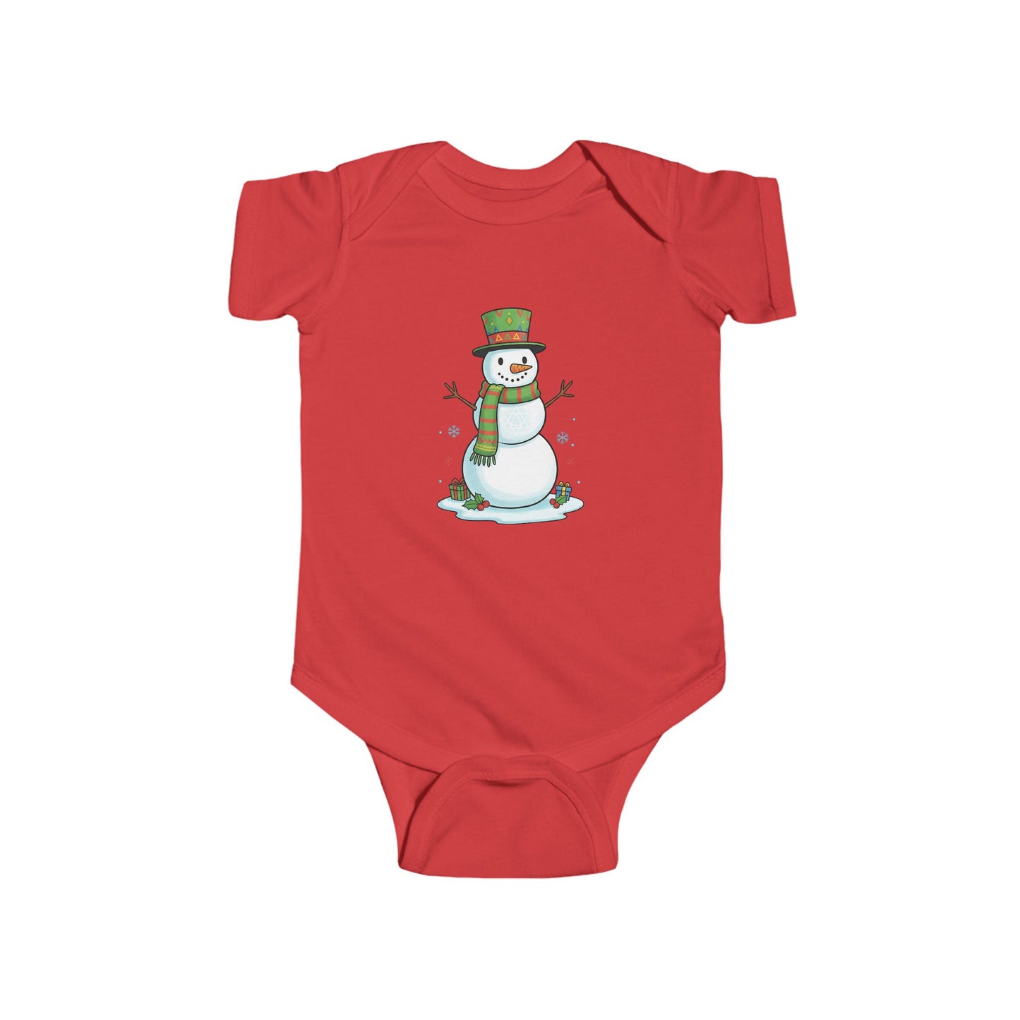 Adorable Snowman Infant Bodysuit - Christmas Gift, Baby Shower, Holiday Outfit, Cute Baby Clothes, Toddler Apparel