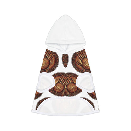 Geometric Native Art Pet Hoodie, Sacred Geometry Dog Sweater, Tribal Aztec Animal Pullover, Boho Puppy Jumper, Ethno Canine Sweatshirt