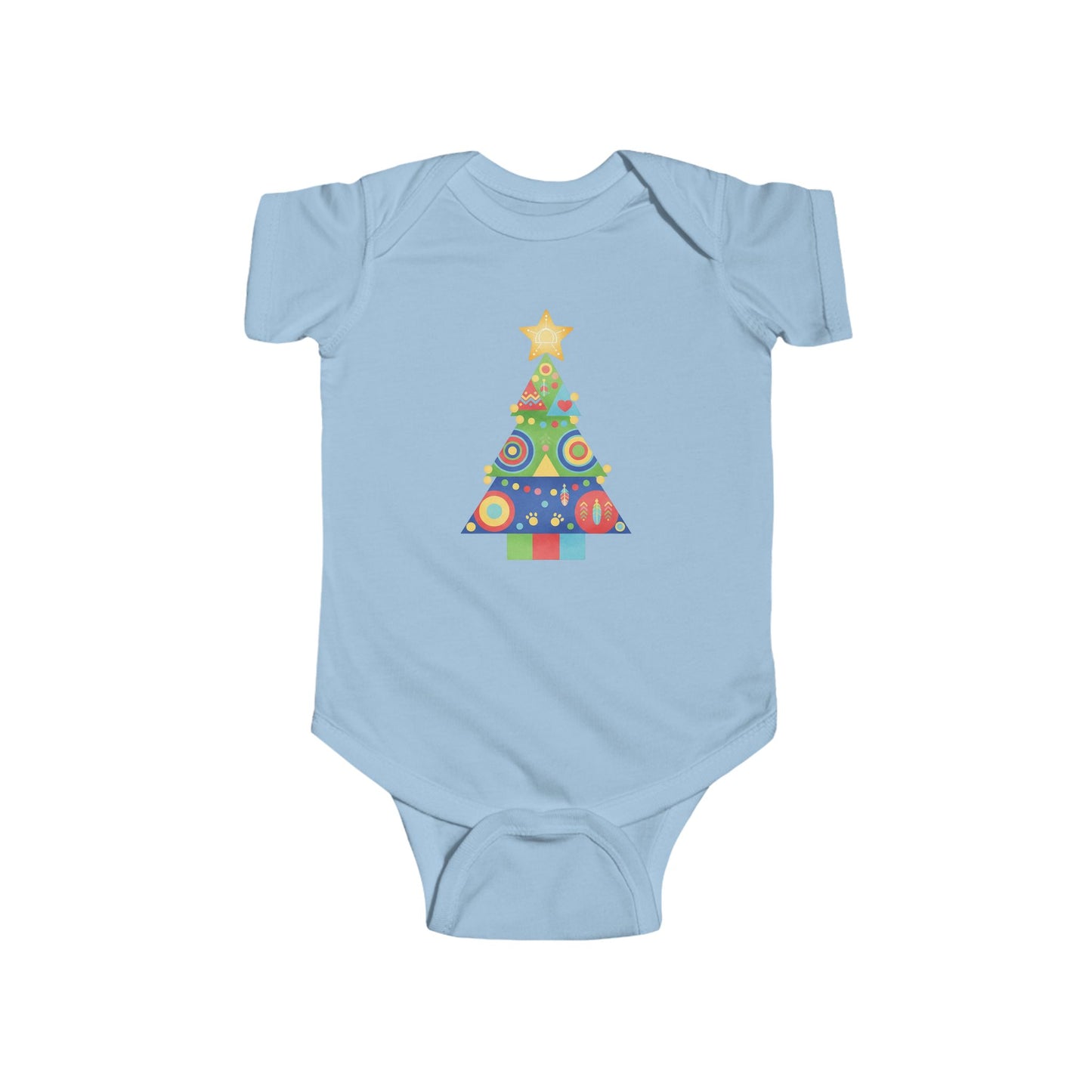 Christmas Tree Infant Bodysuit, Festive Baby Outfit, Holiday Gift, Newborn Apparel, Cute Christmas Clothing, Infant Xmas Onesie