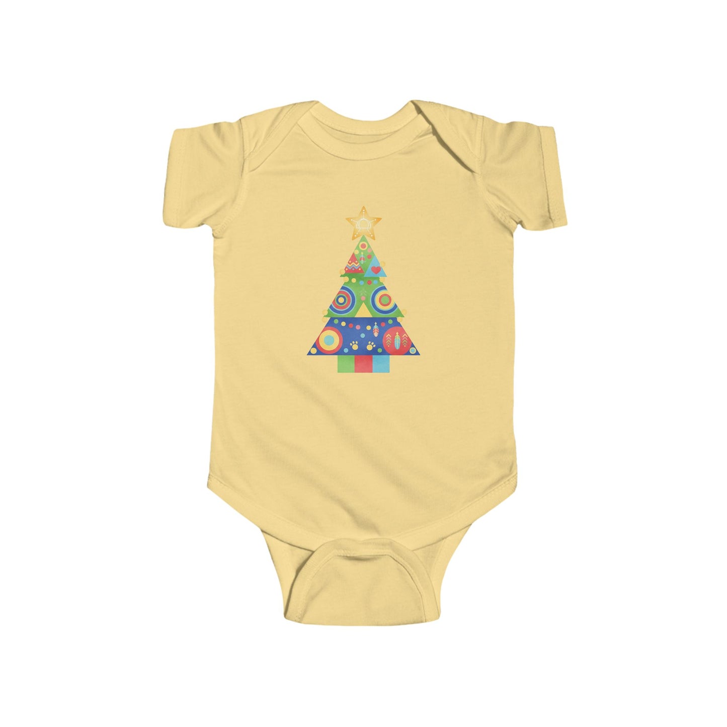Christmas Tree Infant Bodysuit, Festive Baby Outfit, Holiday Gift, Newborn Apparel, Cute Christmas Clothing, Infant Xmas Onesie
