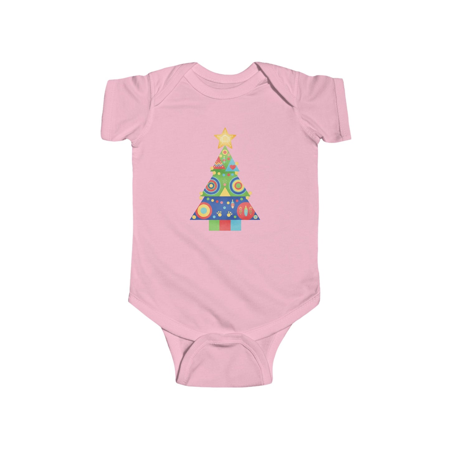 Christmas Tree Infant Bodysuit, Festive Baby Outfit, Holiday Gift, Newborn Apparel, Cute Christmas Clothing, Infant Xmas Onesie