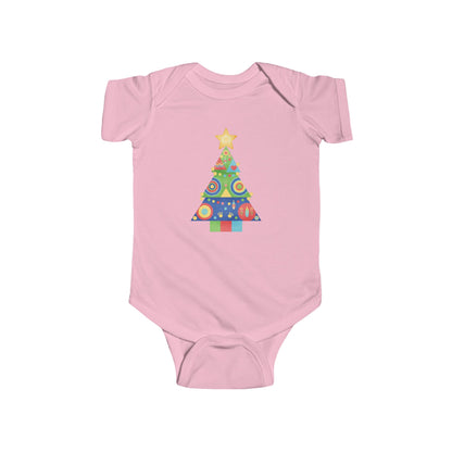Christmas Tree Infant Bodysuit, Festive Baby Outfit, Holiday Gift, Newborn Apparel, Cute Christmas Clothing, Infant Xmas Onesie