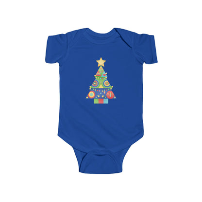 Christmas Tree Infant Bodysuit, Festive Baby Outfit, Holiday Gift, Newborn Apparel, Cute Christmas Clothing, Infant Xmas Onesie