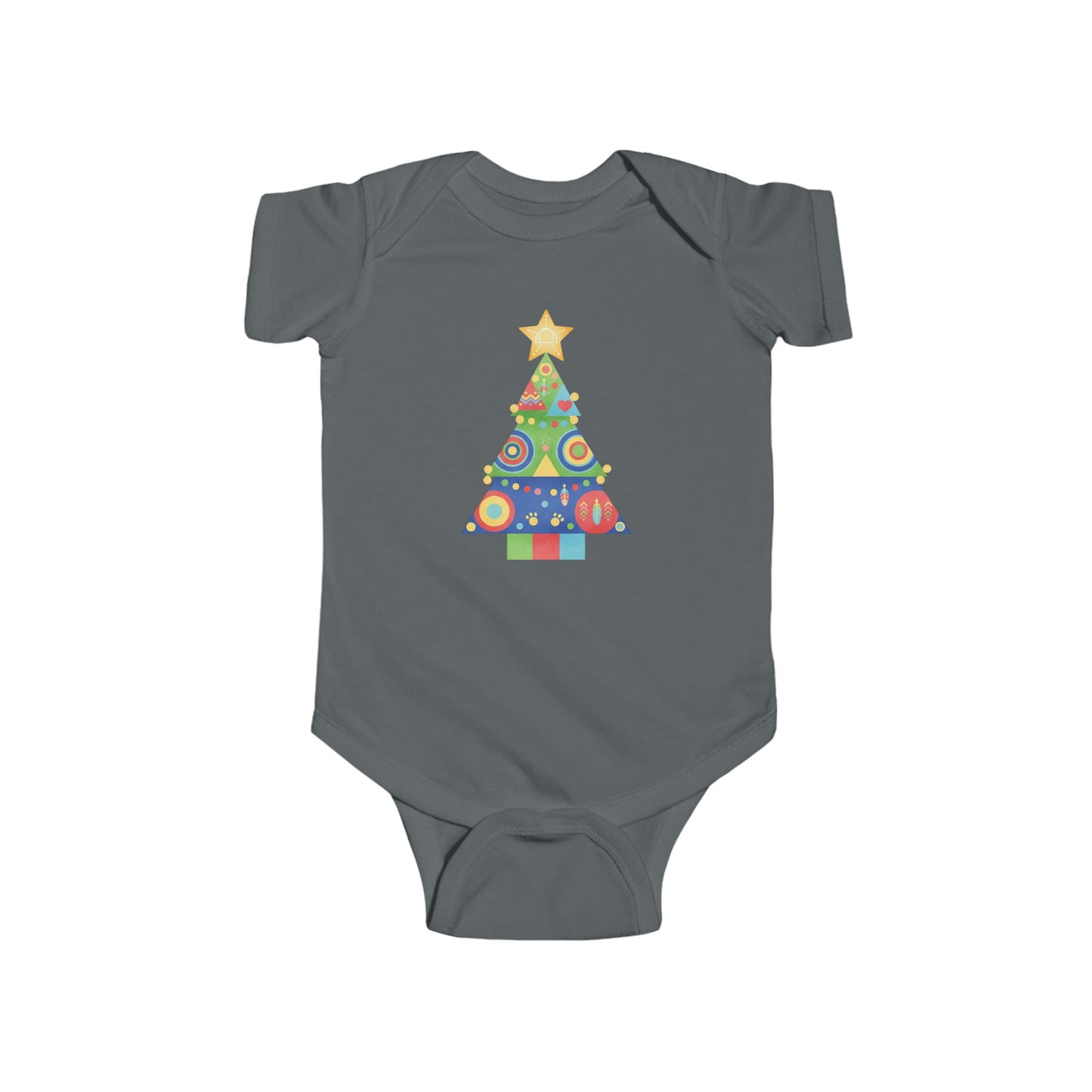 Christmas Tree Infant Bodysuit, Festive Baby Outfit, Holiday Gift, Newborn Apparel, Cute Christmas Clothing, Infant Xmas Onesie