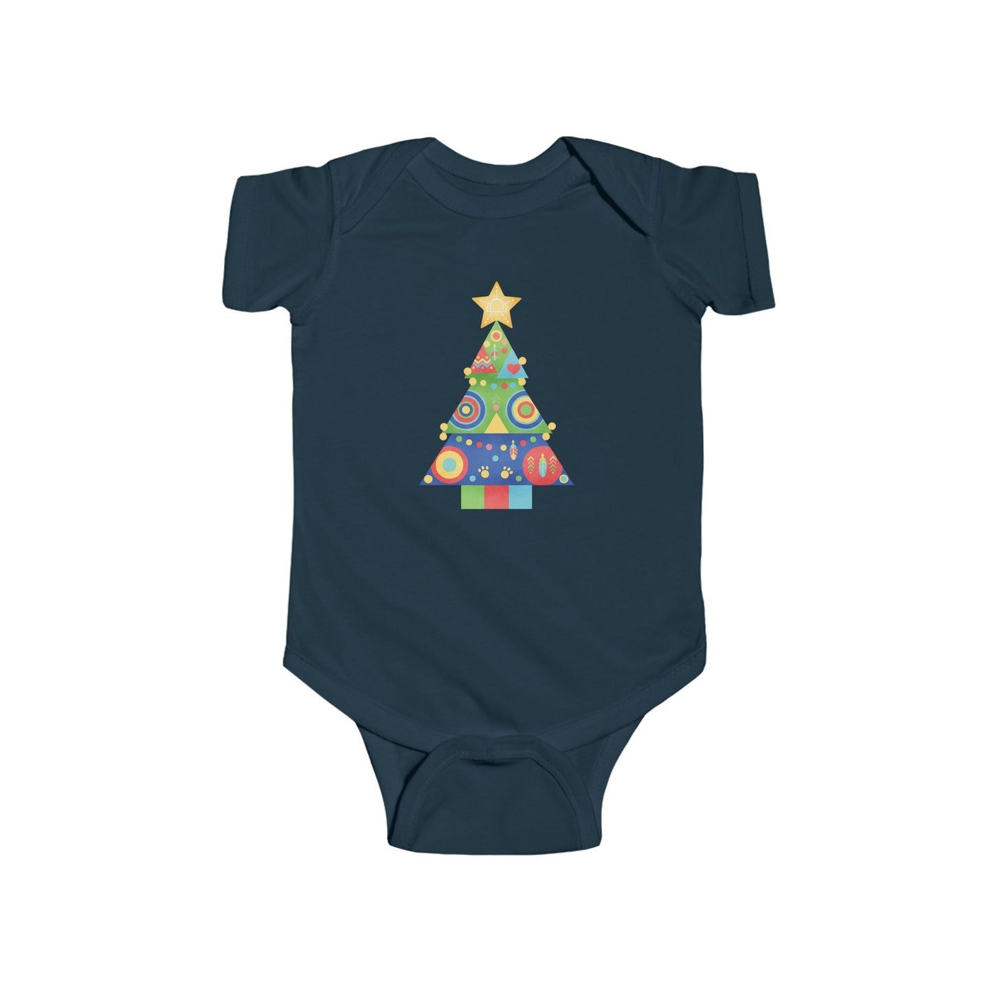 Christmas Tree Infant Bodysuit, Festive Baby Outfit, Holiday Gift, Newborn Apparel, Cute Christmas Clothing, Infant Xmas Onesie