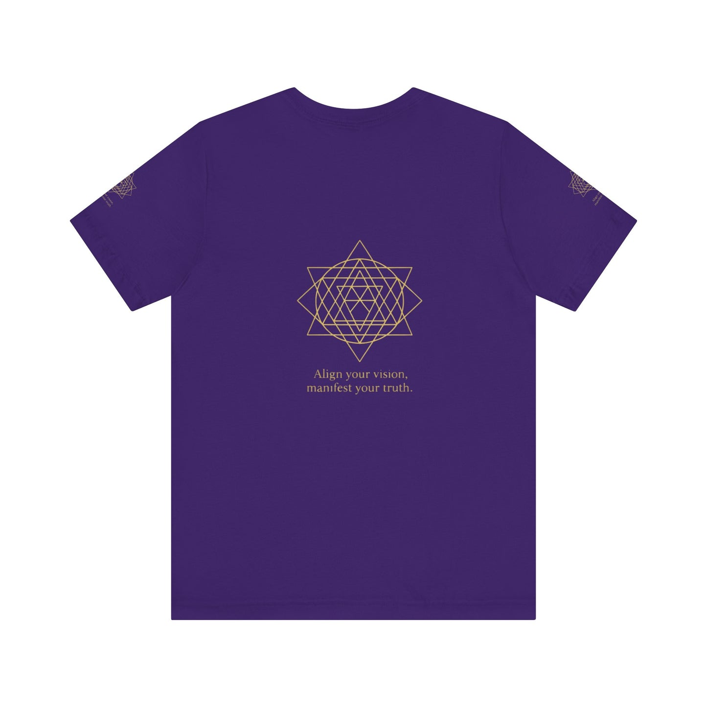 Spiritual Symbol Unisex Tee - Sacred Geometry Align with Your Inner Peace, Yoga Shirt, Meditation Top, Gift for Wellness Enthusiasts