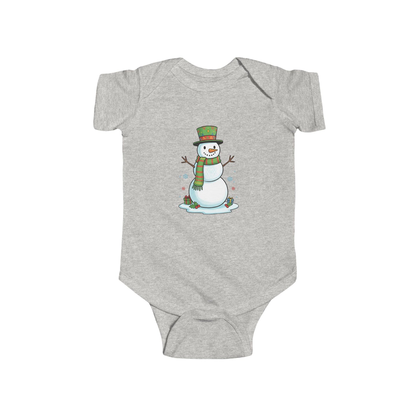 Adorable Snowman Infant Bodysuit - Christmas Gift, Baby Shower, Holiday Outfit, Cute Baby Clothes, Toddler Apparel