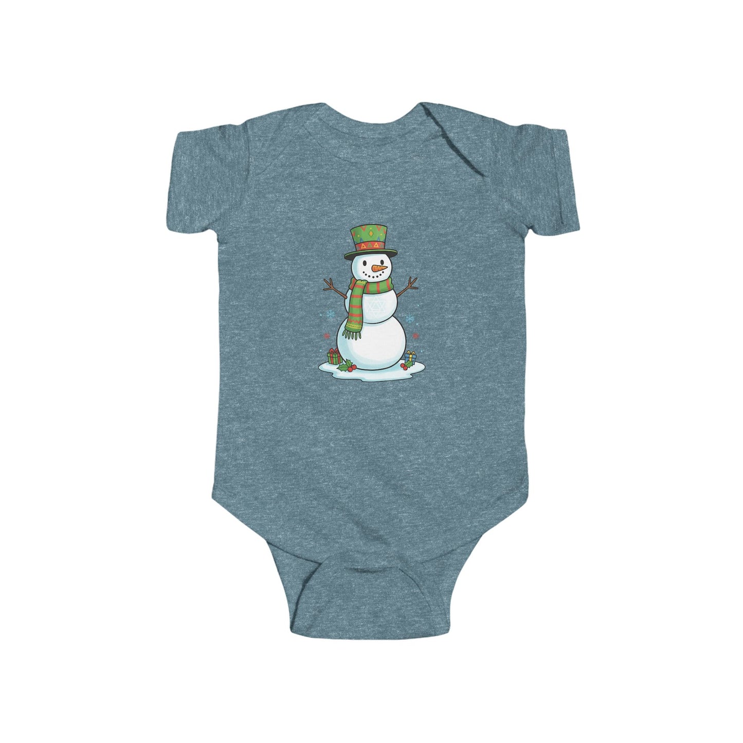 Adorable Snowman Infant Bodysuit - Christmas Gift, Baby Shower, Holiday Outfit, Cute Baby Clothes, Toddler Apparel