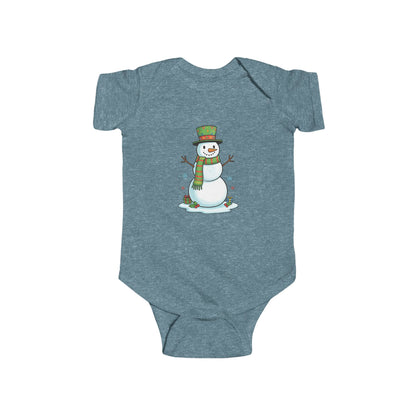 Adorable Snowman Infant Bodysuit - Christmas Gift, Baby Shower, Holiday Outfit, Cute Baby Clothes, Toddler Apparel