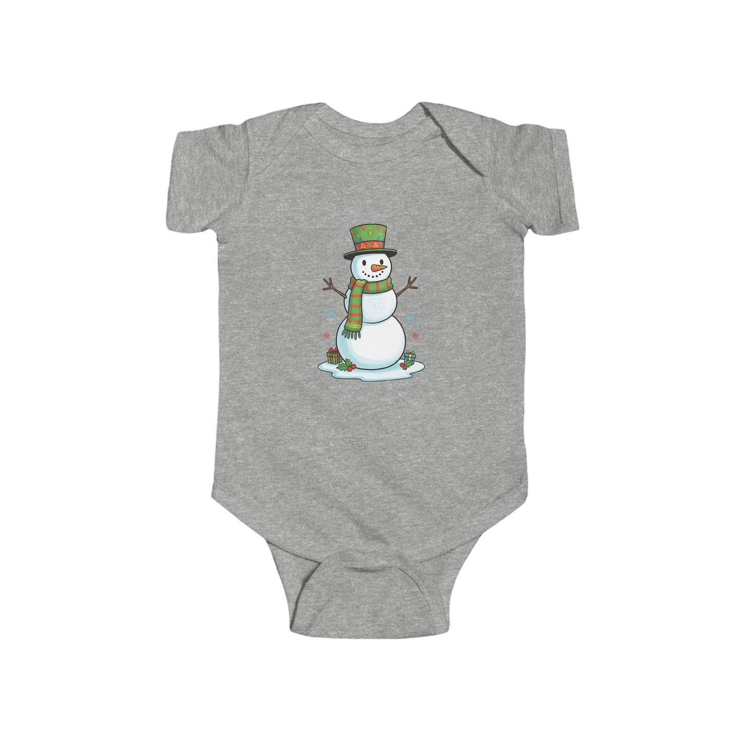 Adorable Snowman Infant Bodysuit - Christmas Gift, Baby Shower, Holiday Outfit, Cute Baby Clothes, Toddler Apparel