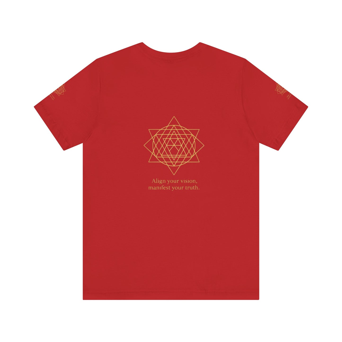 Spiritual Symbol Unisex Tee - Sacred Geometry Align with Your Inner Peace, Yoga Shirt, Meditation Top, Gift for Wellness Enthusiasts