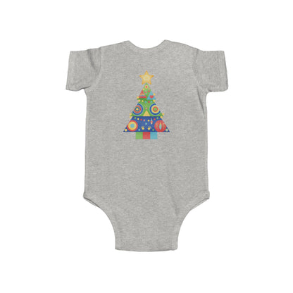 Christmas Tree Infant Bodysuit, Festive Baby Outfit, Holiday Gift, Newborn Apparel, Cute Christmas Clothing, Infant Xmas Onesie