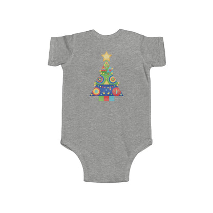 Christmas Tree Infant Bodysuit, Festive Baby Outfit, Holiday Gift, Newborn Apparel, Cute Christmas Clothing, Infant Xmas Onesie