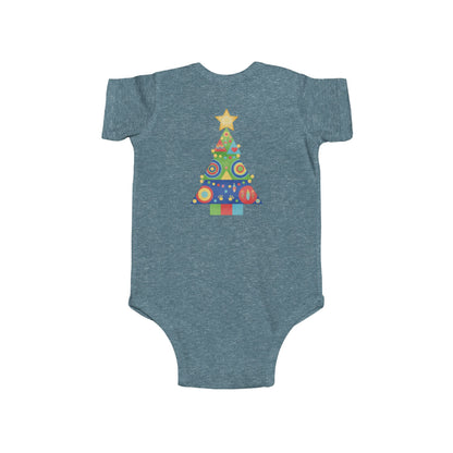 Christmas Tree Infant Bodysuit, Festive Baby Outfit, Holiday Gift, Newborn Apparel, Cute Christmas Clothing, Infant Xmas Onesie