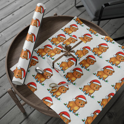 Whimsical Holiday Wrapping Papers for Gifts, Festive Gift Wrap, Cute Christmas Wrap, Reusable Gift Wrap, Custom Holiday Designs
