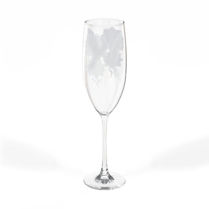 Hummingbird Nectar Engraved 8oz Champagne Flute, Conscious Living, Sacred Geometry, Native Art