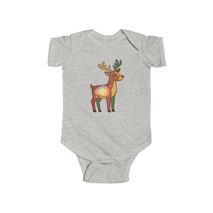 Cute Reindeer Infant Bodysuit | Holiday Baby Outfit, Christmas Gift, Newborn Clothes, Winter Wear, Toddler Fashion