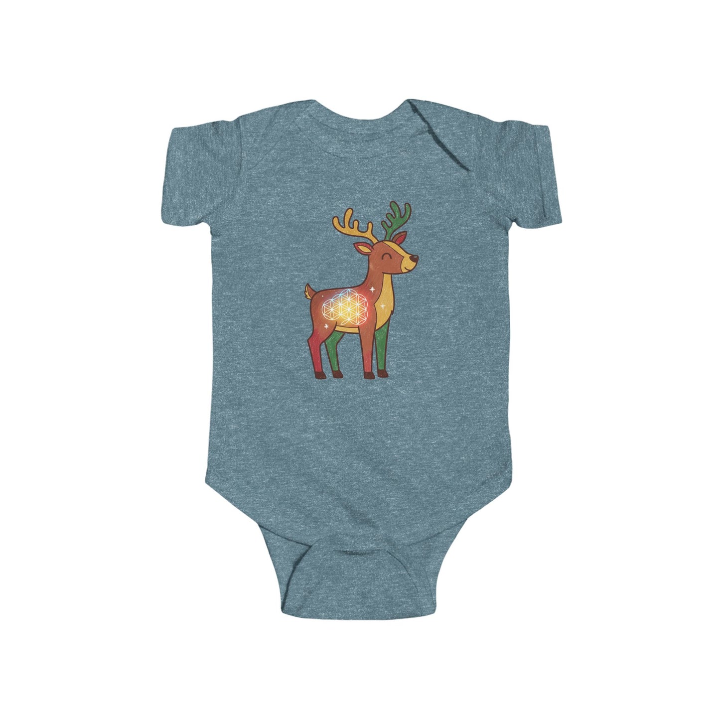 Cute Reindeer Infant Bodysuit | Holiday Baby Outfit, Christmas Gift, Newborn Clothes, Winter Wear, Toddler Fashion