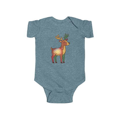 Cute Reindeer Infant Bodysuit | Holiday Baby Outfit, Christmas Gift, Newborn Clothes, Winter Wear, Toddler Fashion