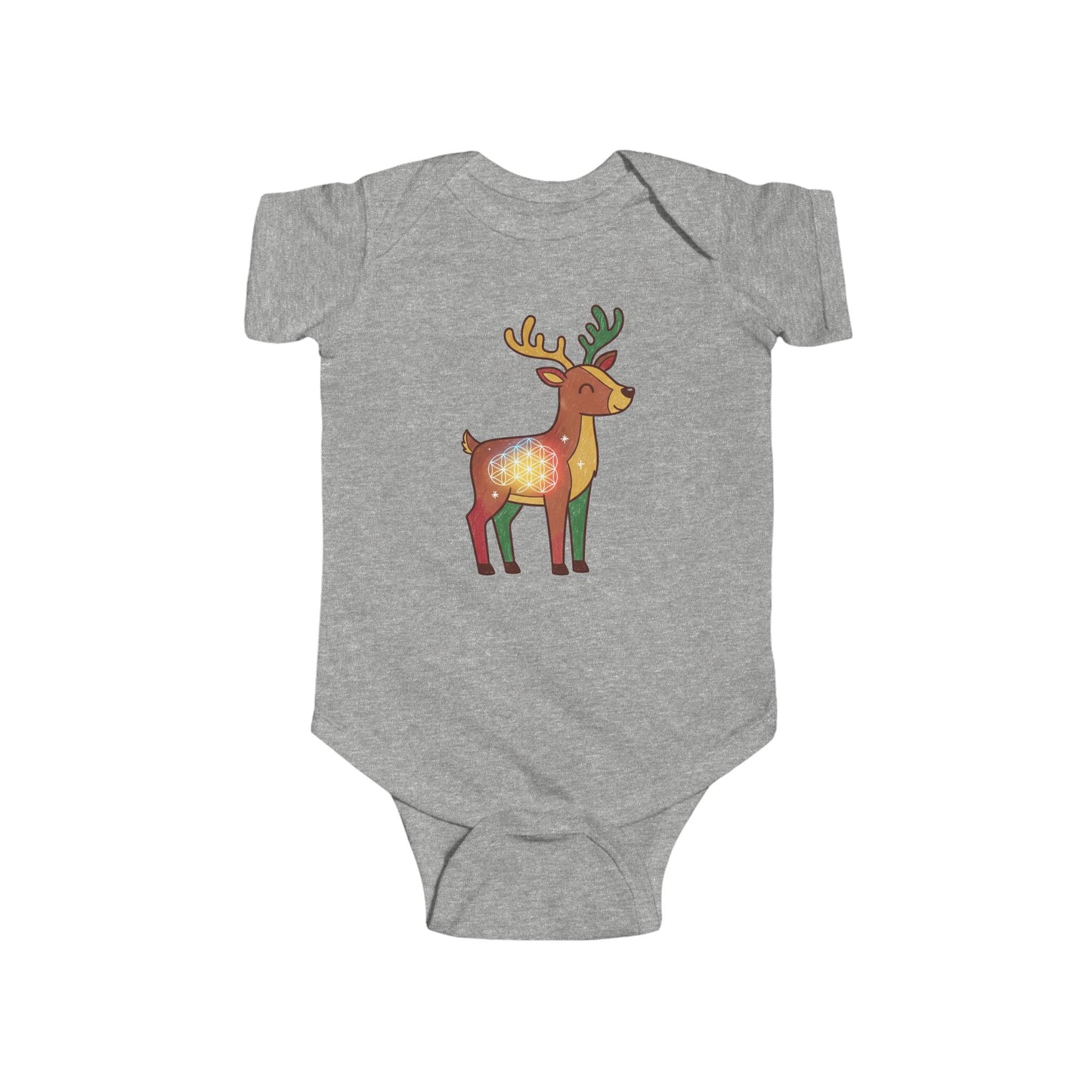 Cute Reindeer Infant Bodysuit | Holiday Baby Outfit, Christmas Gift, Newborn Clothes, Winter Wear, Toddler Fashion