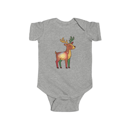 Cute Reindeer Infant Bodysuit | Holiday Baby Outfit, Christmas Gift, Newborn Clothes, Winter Wear, Toddler Fashion