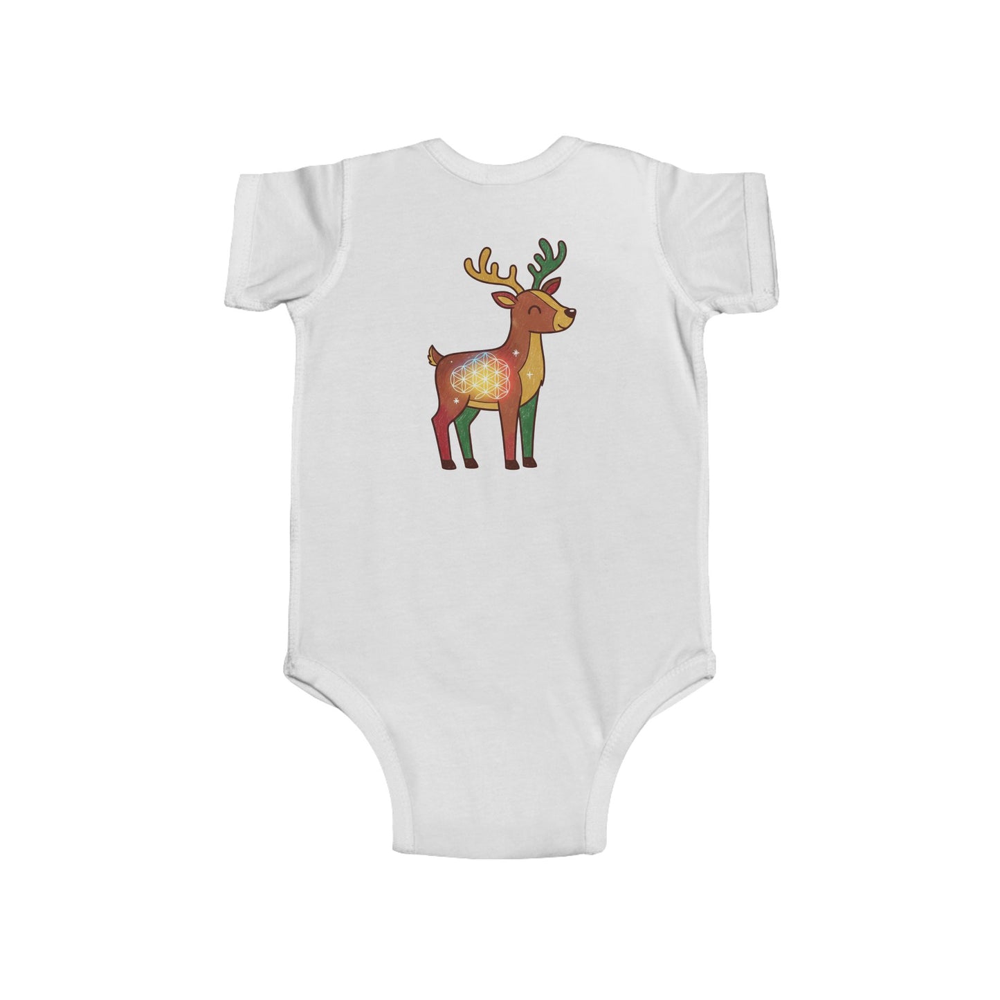 Cute Reindeer Infant Bodysuit | Holiday Baby Outfit, Christmas Gift, Newborn Clothes, Winter Wear, Toddler Fashion