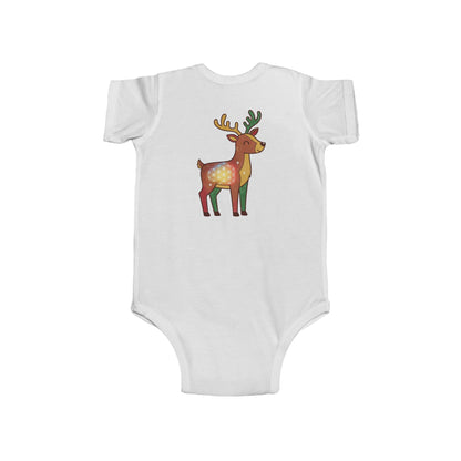 Cute Reindeer Infant Bodysuit | Holiday Baby Outfit, Christmas Gift, Newborn Clothes, Winter Wear, Toddler Fashion