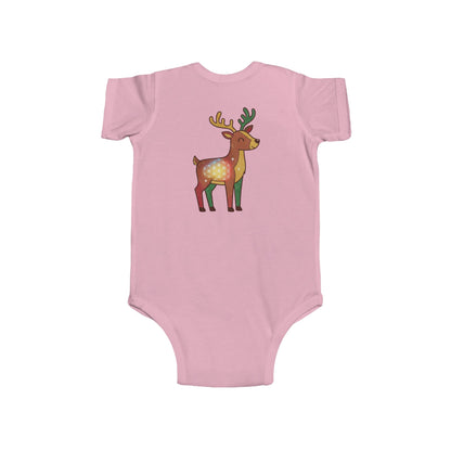 Cute Reindeer Infant Bodysuit | Holiday Baby Outfit, Christmas Gift, Newborn Clothes, Winter Wear, Toddler Fashion