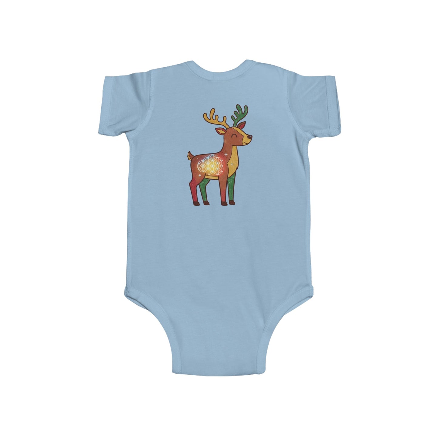 Cute Reindeer Infant Bodysuit | Holiday Baby Outfit, Christmas Gift, Newborn Clothes, Winter Wear, Toddler Fashion