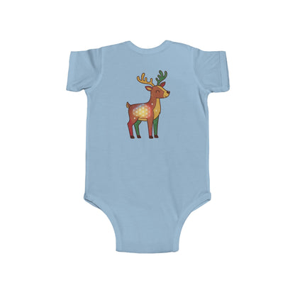 Cute Reindeer Infant Bodysuit | Holiday Baby Outfit, Christmas Gift, Newborn Clothes, Winter Wear, Toddler Fashion