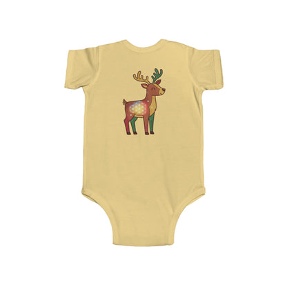 Cute Reindeer Infant Bodysuit | Holiday Baby Outfit, Christmas Gift, Newborn Clothes, Winter Wear, Toddler Fashion